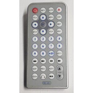 Polaroid RC-45 DVD Player DVD Player Replacement Remote Control Genuine